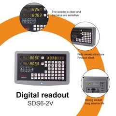 SDS6-2V 2-Axis Digital Readout DRO And Ka300 Linear Scale 70-1020mm