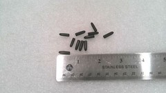 VC-0903-8 INSULATOR CAP, BLACK ANTENNA CAP, 1/2 IN LONG (LOT OF 2500)