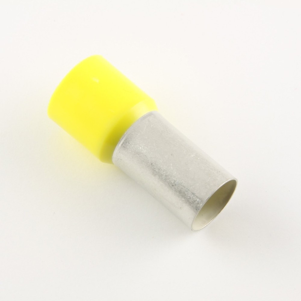 2/0 Ga. Yellow Insulated Ferrules, 0.83″ Pin Lg. – (pack of 10)