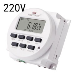 TM618SH 5/12/24V 110V 220V 1 Second Interval Digital LCD Timer Switch Time Relay