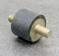 Vibration-Damping Rubber Mounts Mounting Feet 5/16″ Coarse Lot of Ten (10)