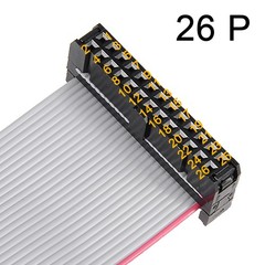 IDC 26 Pins Connector Flat Ribbon Cable Female Connector 30cm 2.54mm Pitch,5pcs
