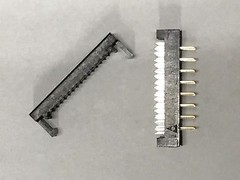 Flat Cable 16 Pins connector 6ft IDC Ribbon 1.27mm pitch and 5 sets connectors