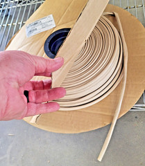 *NEW* FAVIER 7mm beige fireproof sleeving, braided fibre glass, 54-SCS-4kV, 100m