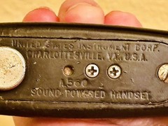 WWII United States Instrument Co Sound Powered Phone Station A542 Navy Military