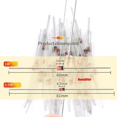1/2W Zener Diode 0.5W 500mW DIP Zener Diodes 2.4V 2.7V 3V to 33V Various Values