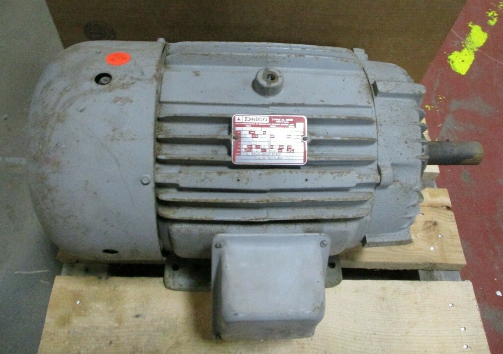 Delco 3C4054 20HP 286U Frame 3520 RPM 460V 23.3A 3 Phase A.C. Motor A4003DH