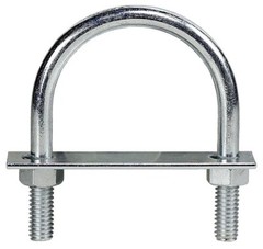 L.H. Dottie U75, 1/4″-20 TPI, 3/4″ Pipe, Zinc Plated, Steel, U-Bolt, 1pc
