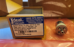 AGILENT VARIAN TYPE 531 Thermocouple Vacuum Gauge and Signal Cable
