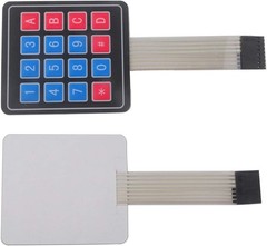 Pack of 5 Tactile Membrane Keypads – 4×4 Matrix Array for Arduino Projects