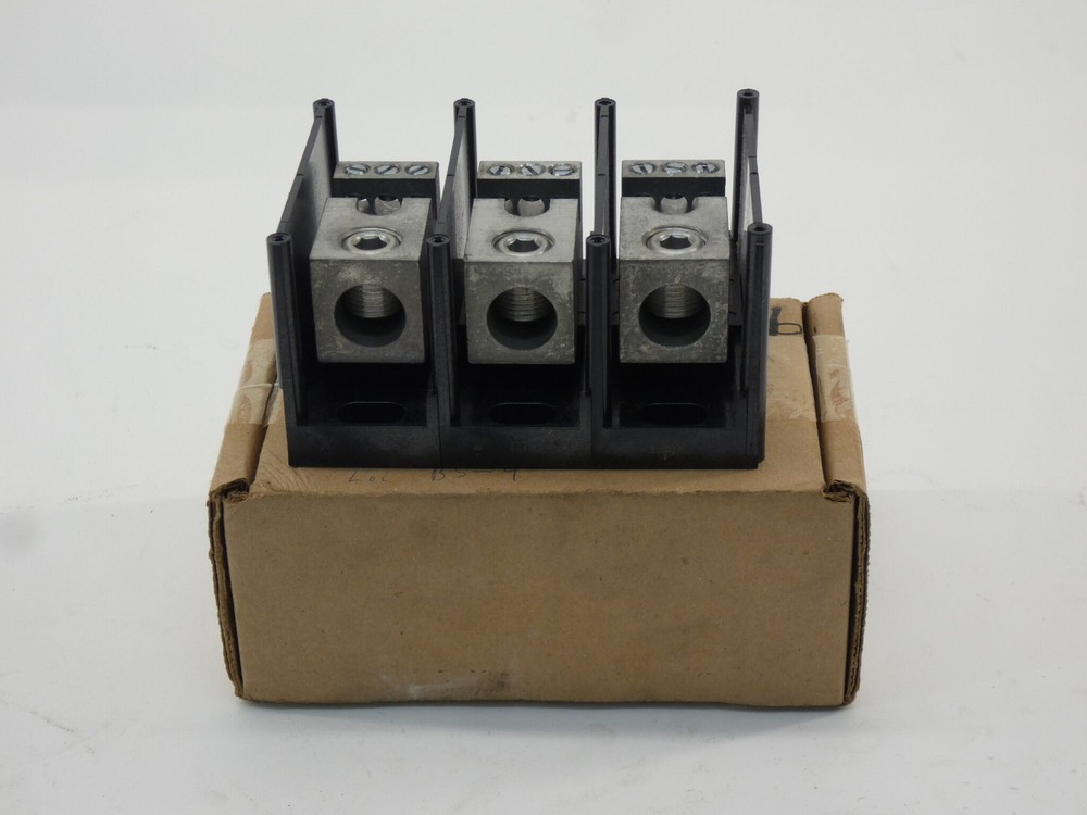 Ferraz Shawmut Mersen 67663 Power Distribution Block, 600V, 3P – NEW Surplus!