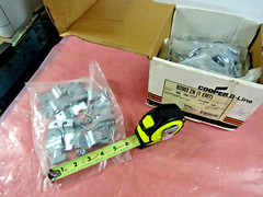 B-LINE B2003-ZN 1″ EMT STEEL CONDUIT PIPE CLAMPS FOR UNISTRUT CHANNEL(LOT OF 50)