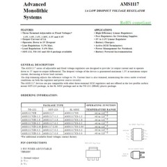 AMS1117-1.2V 1.8V 2.5V 3.3V 5V ADJ SOT-223 SMD Voltage Regulator LDO Chip New