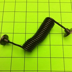 Security Cable Attachment For Electronics Display Part