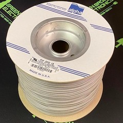 PIF-200-18 – ALPHA – 1000FT Fiberglass Braid coated with Silicone Rubber – 0.049