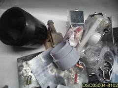 Mixed Lot of 126 Electrical Supplies, Fittings, Boxes, Conduit, Fuses & more
