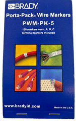BRADY PWM-PK-5 Wire Markers