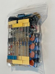 BEST Electronic Bag of Parts Components Nice, Capacitors, LEDs +MORE DIY