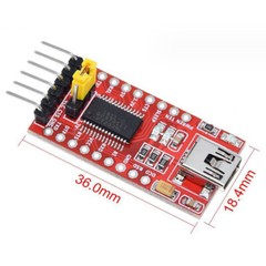 4 Set FT232RL Adapter Module Mini Port FTDI USB to TTL Serials 3.3V 5.5V NEW