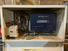 TDK-Lambda DPP480-24-1 24V DC 20A PSU in vented box w rotary disconnect 115/230V