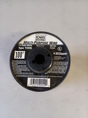 #14 Gauge White Solid Copper Wire 70′ FT Roll THHN/THWN UL Listed – White