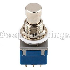 1/2/5/10PCS 9pin Guitar Effects Pedal Box Stomp Bypass 3PDT Foot Metal Switch
