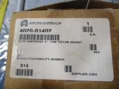 AMAT 4020-01402 PALL T90041100300 FLTR CARTRIDGE 4″ 1UM TEFLON GASKET, 106025