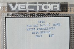 NEW Vector Electronics 4112 Zig-Zag D.I.P. Bord R644