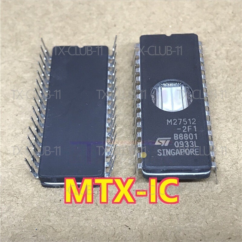 MTX-IC 5X M27512-2F1 M27512 NMOS 512K 64K 8 UV EPROM Fast Delivery