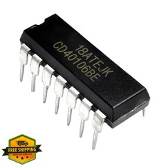 VANXY 20pc CD40106BE DIP-14 CMOS Hex Inverter IC