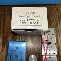 NEW! KB Electronics KBWC-15K Solid State Motor Speed Control 5A 120VAC