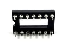5PCS CD4011BE CD4011 CMOS Quad 2-Input NAND Gate + Sockets