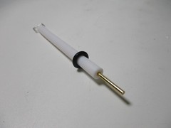 1PCS Platinum electrode 10*10*0.1mm 99.99 purity PTFE rod Platinum electrode