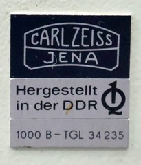 Carl Zeiss Jena Rotary Encoder Incremental Encoder 1000 B TGL 34235 1000 Increments
