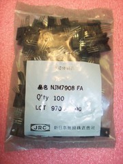 QTY (100) NJM7908FA JRC TO-220 1.5A 8V NEGATIVE VOLTAGE REGULATORS 7908A