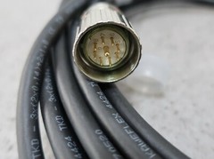 Signal Wire Plug M23 8 Pin ca.32 10/12ft Kaweflex 4424 Tkd 3x (2×0, 14)+ 2×1, 0