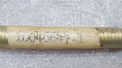 10” (inches) long Semi-Rigid CABLE 10046647-1 W/ RF Microwave Male SMA Connector