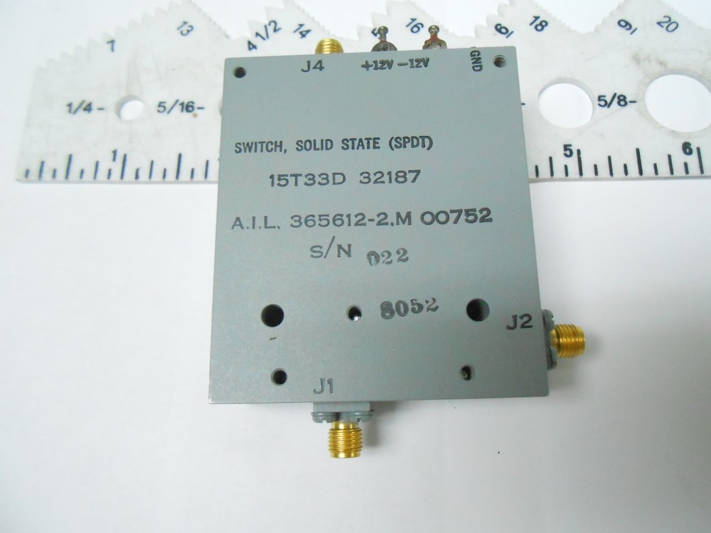 15T33D MICRO-DYNAMICS SOLID STATE SWITCH NEW OLD STOCK NOS ALT PN: 365612-2
