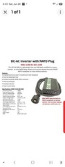 HMMWV LMTV/MTV/M35/M939 POWER INVERTER 24V to 110V AC WITH NATO ADAPTER