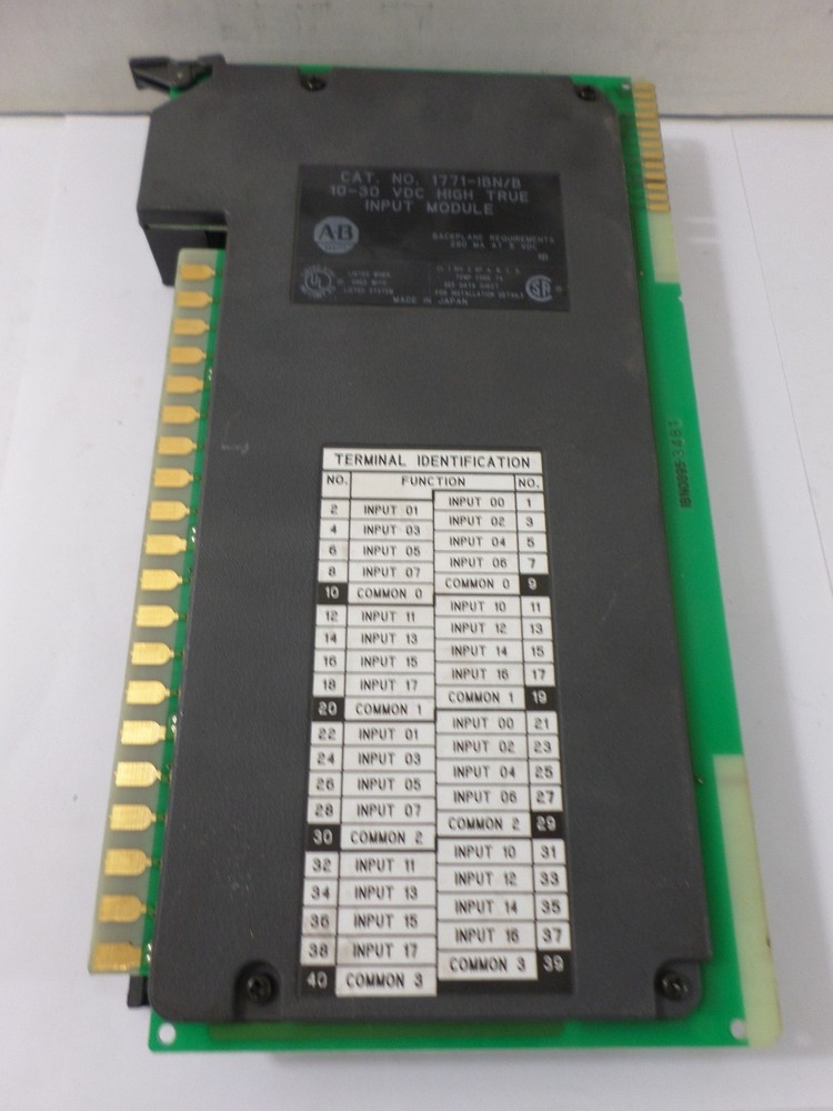 Used Allen Bradley 1771-IBN/B 10-30 VDC High True Input Module