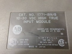 Used Allen Bradley 1771-IBN/B 10-30 VDC High True Input Module