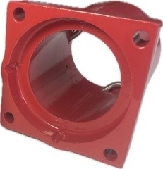 Leviton 033-49FR2-XR 49 Series 1000V 1135A Single Pole Female Receptacle Red