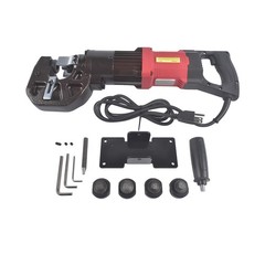 High Power Metal Puncher with 5 Dies&Portable Case for Sheet Metal/Channel Steel