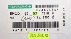 DRALORIC 1000x SMD Resistor 5.1kΩ 124 633 MS1 5100 Ohm SMM0204