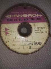 1/4″ BARE BRAID COPPER WIRE (Est 150 foot spool) BIRNBACH RADIO COMPANY