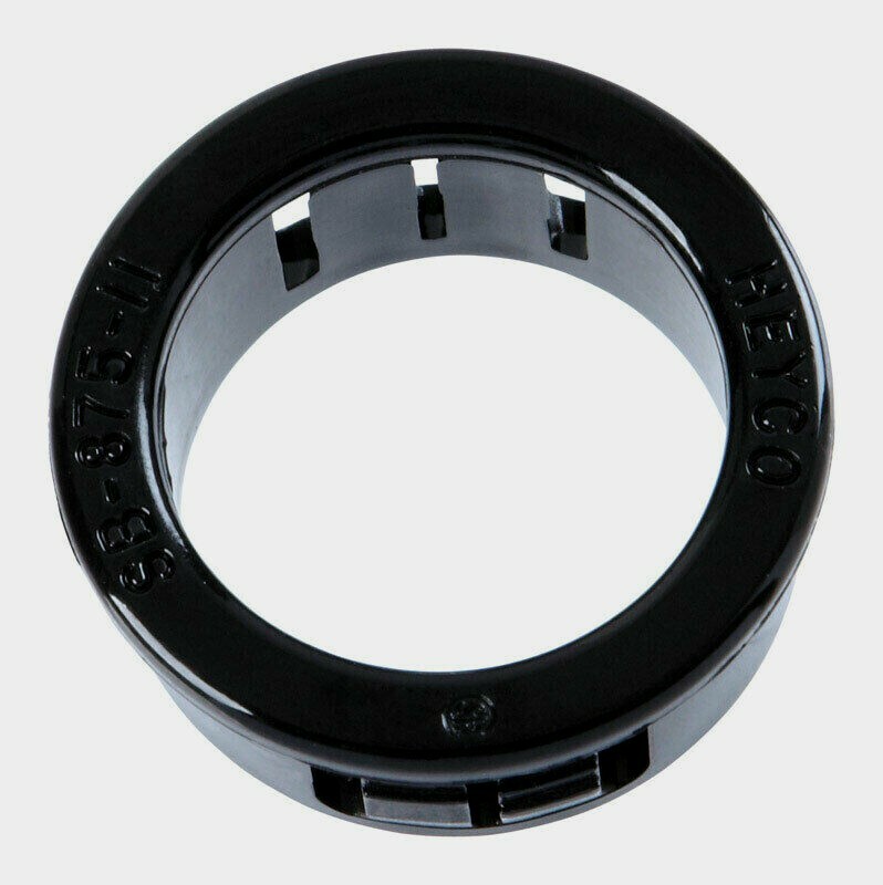 Jandorf Protector NYLON BUSHING 2 pk Black 7/8″ Hole Insulate Cable Rope 61443
