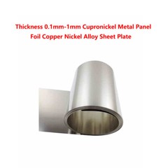 Thickness 0.1mm-1mm Cupronickel Metal Panel Foil Copper Nickel Alloy Sheet Plate
