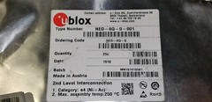 New UBLOX PN# NEO-6Q-0-001 High Performance ROM-Based GPS Receiver W/ TCXO DC15+