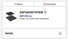 DSP56F807VF80E IC MCU 16B 120KB FLASH 160MAPBGA
