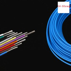 Multi-Strand PTFE Silver Plated Copper Wire Cable 14/16/18/19/20/22/24/26/30AWG